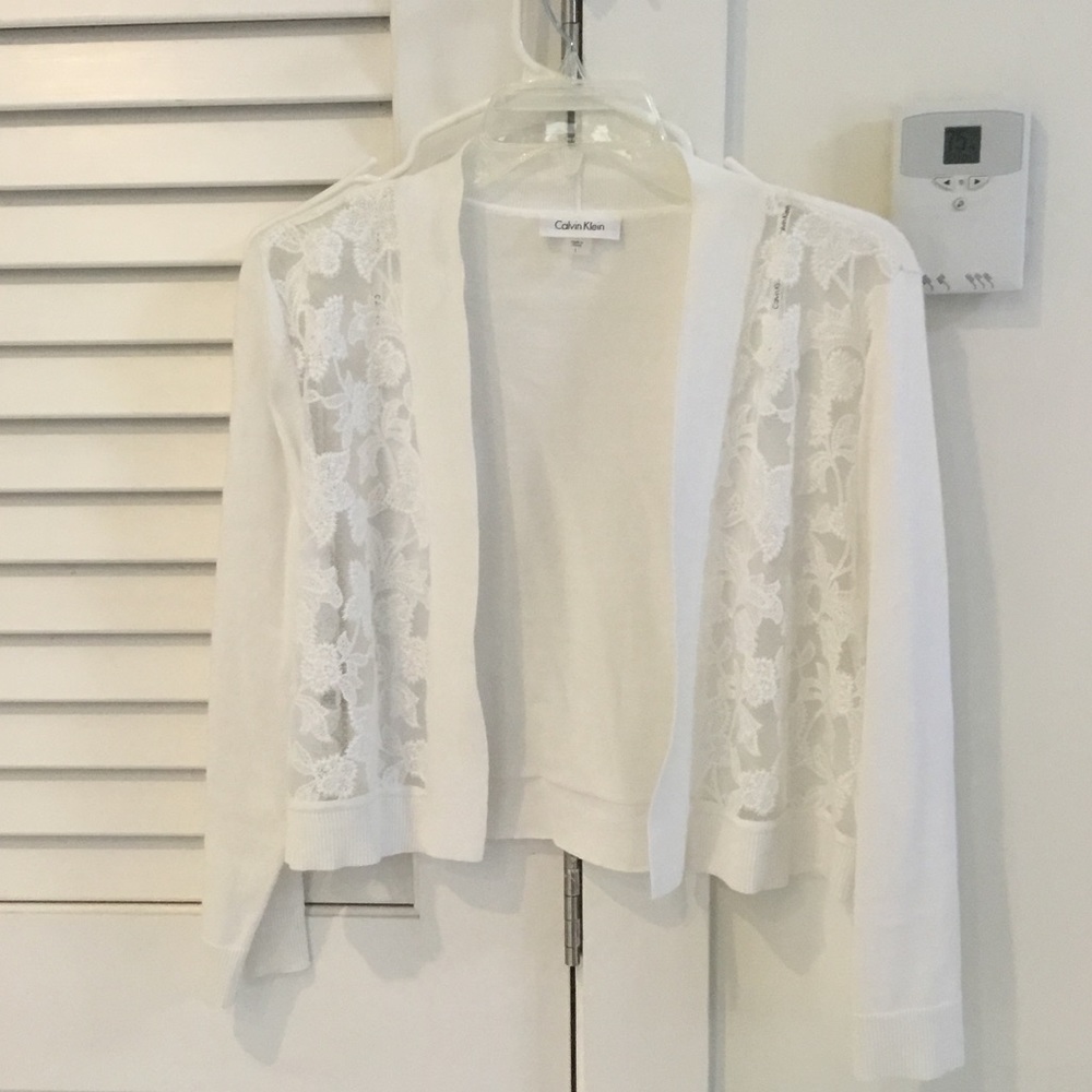 Calven Klein Floral Sweater
